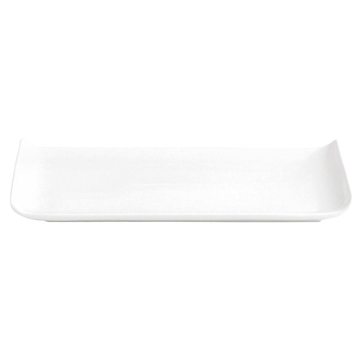 Plate Quid Chef Baguette Ceramic White (25 x 12 cm) (Pack 6x)