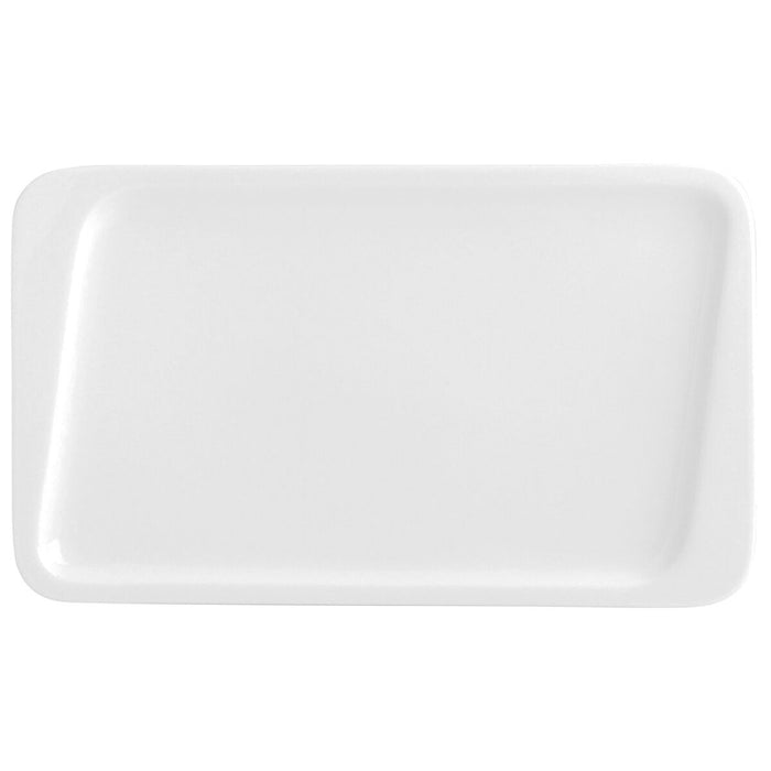 Dessert dish Quid Chef Ceramic White 25 x 15 cm (6 Units) (Pack 6x)