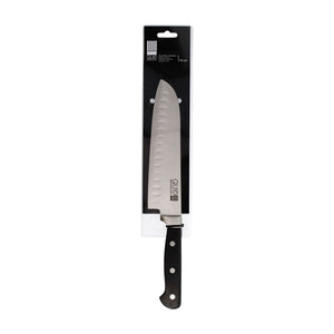 Santoku Knife Quid Professional Inox Chef Black Black Metal (Pack 6x)