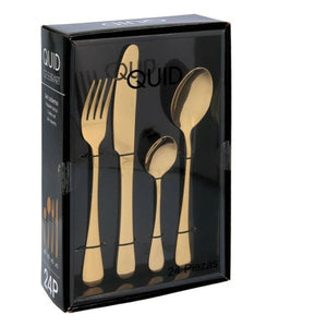 Cutlery set Quid Celebrant Metal 24 Pieces