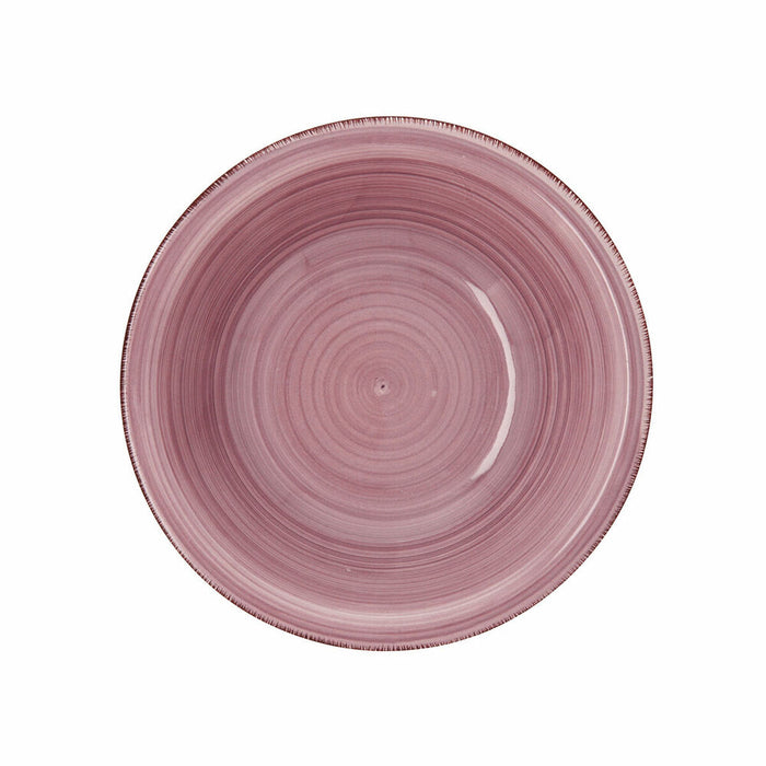 Salad Bowl Quid Vita Peoni Ceramic Pink (6 Units) (Pack 6x)