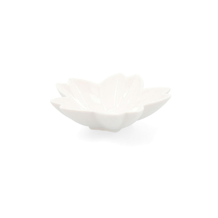 Snack tray Quid Select White Ceramic Flower (6 Units) (Pack 6x)