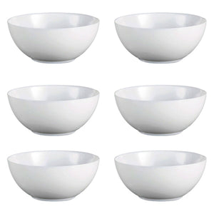 Set of bowls Luminarc Diwali White Glass (18 cm) (6 pcs)