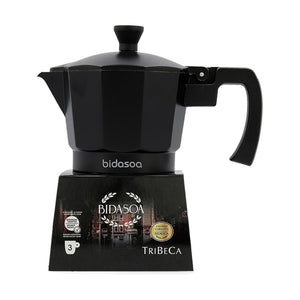 Italian Coffee Pot Bidasoa Tribeca Metal 3 Cups