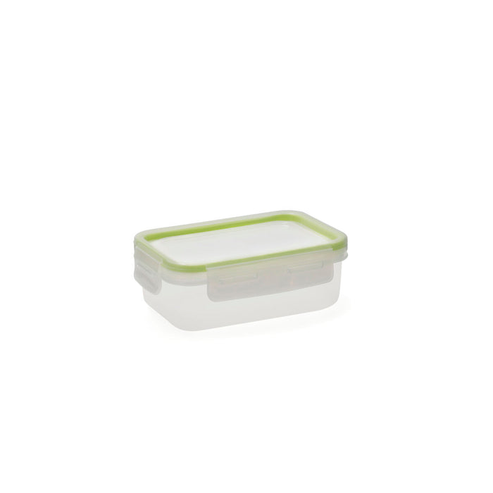 Lunch box Quid Greenery Transparent Plastic 475 ml (4 Units) (Pack 4x)