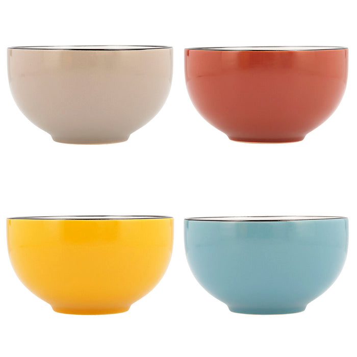 Bowl Quid Frappe Colorado Ceramic Multicolour (510 ml) (Pack 6x)