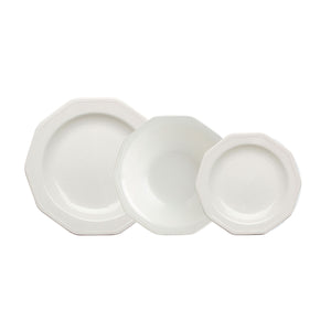 Tableware Queen´s By Churchill Artic White White Ceramic 12 Pieces