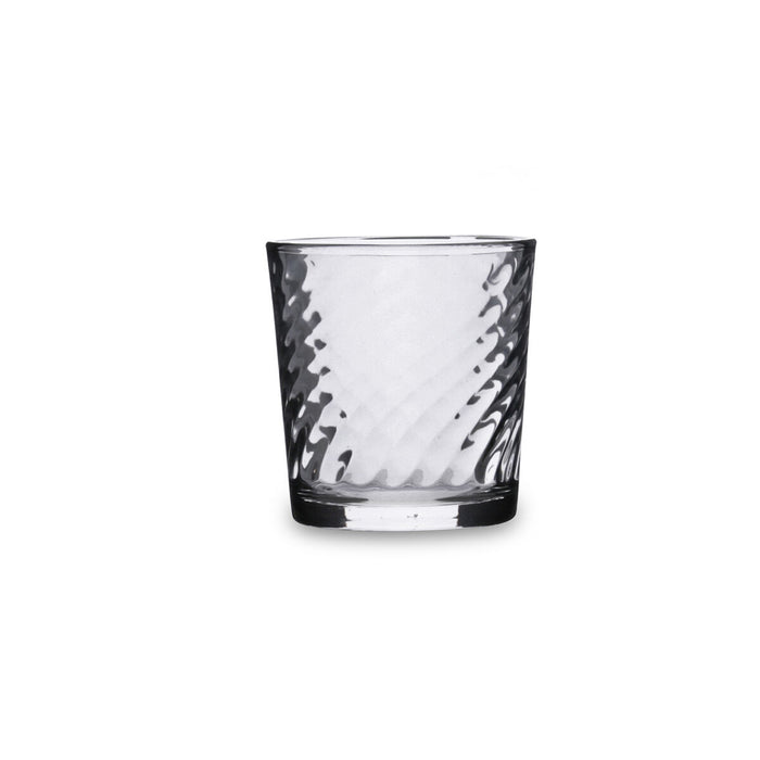 Set of glasses Quid Twist Transparent Glass 260 ml (6 Units)