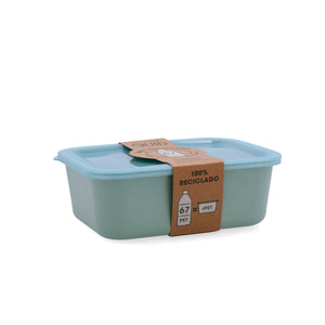 Rectangular Lunchbox with Lid Quid Inspira 1,34 L Green Plastic