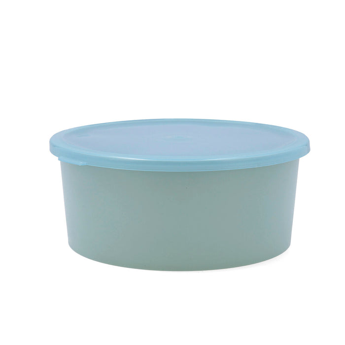 Round Lunch Box with Lid Quid Inspira 1,34 L Green Plastic