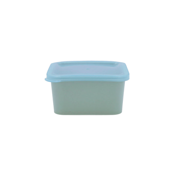 Square Lunch Box with Lid Quid Inspira Blue Plastic 430 ml