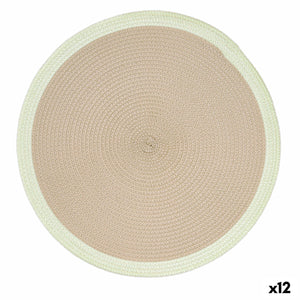 Place mat Quid Kaleido Green Plastic 38 cm (12 Units)