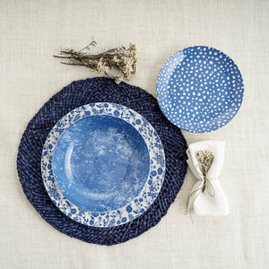Dinnerware Set Bidasoa Aquilea Blue Ceramic 18 Pieces