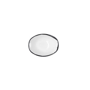 Bowl Ariane Vital Filo White Black Ceramic 11,6 cm (8 Units)