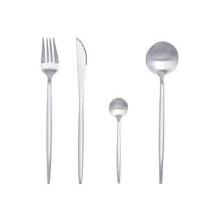 Fork Set Bidasoa Fosil Metal Steel 19 x 3 x 2 cm (6 Units)