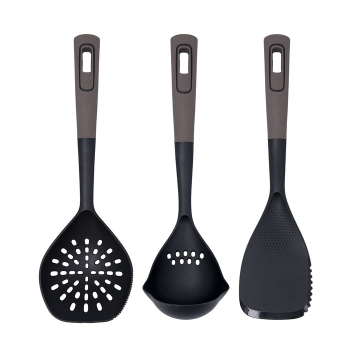 Kitchen utensils Bidasoa Mia Grey Plastic (3 Pieces)