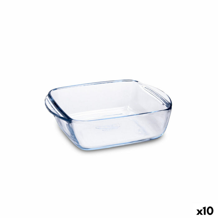 Serving Platter Pyrex Airfryer Transparent Glass 1 L 20 x 17 cm (10 Units)