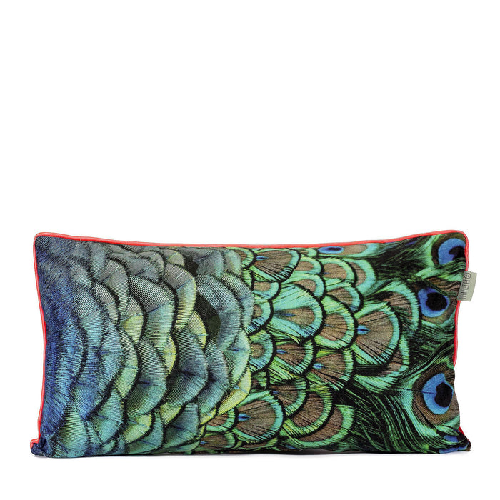 Cushion cover HappyFriday HF Living Peacock Multicolour 50 x 30 cm