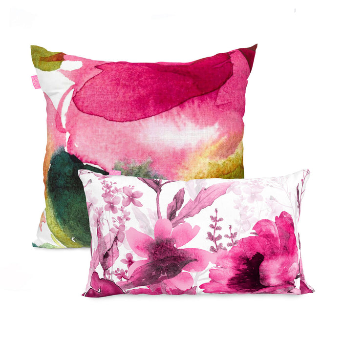 Set of cushion covers HappyFriday Cassia Multicolour 2 Pieces