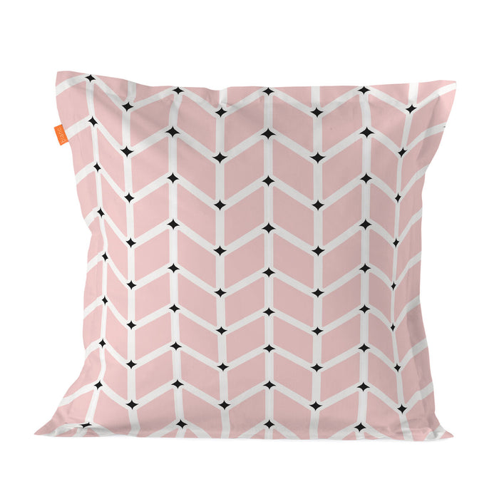 Cushion cover HappyFriday Blanc Blush Multicolour 60 x 60 cm