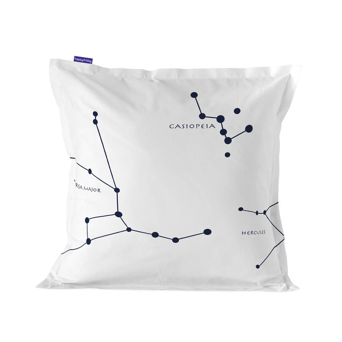 Cushion cover HappyFriday Blanc Cosmos Multicolour 60 x 60 cm