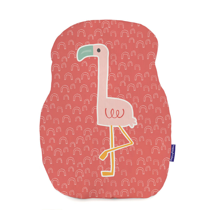 Cushion HappyFriday Moshi Moshi Multicolour Pink flamingo 40 x 30 cm