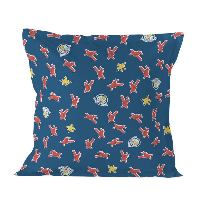 Pillowcase HappyFriday Le Petit Prince Son avion Multicolour 80 x 80 cm