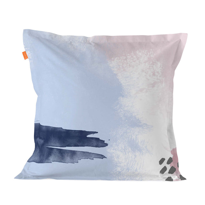 Pillowcase HappyFriday Blanc Tempera Multicolour 80 x 80 cm