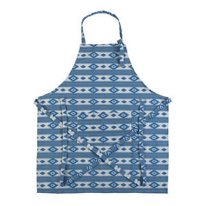 Apron Versa Manacor Blue Textile 80 x 70 cm