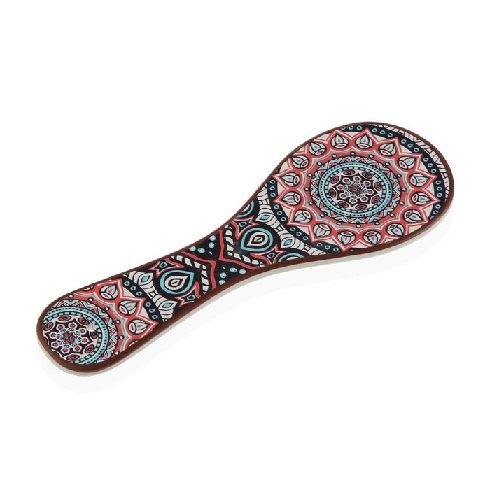 Spoon Rest Versa Blue Mandala Ceramic (10 x 28 cm)