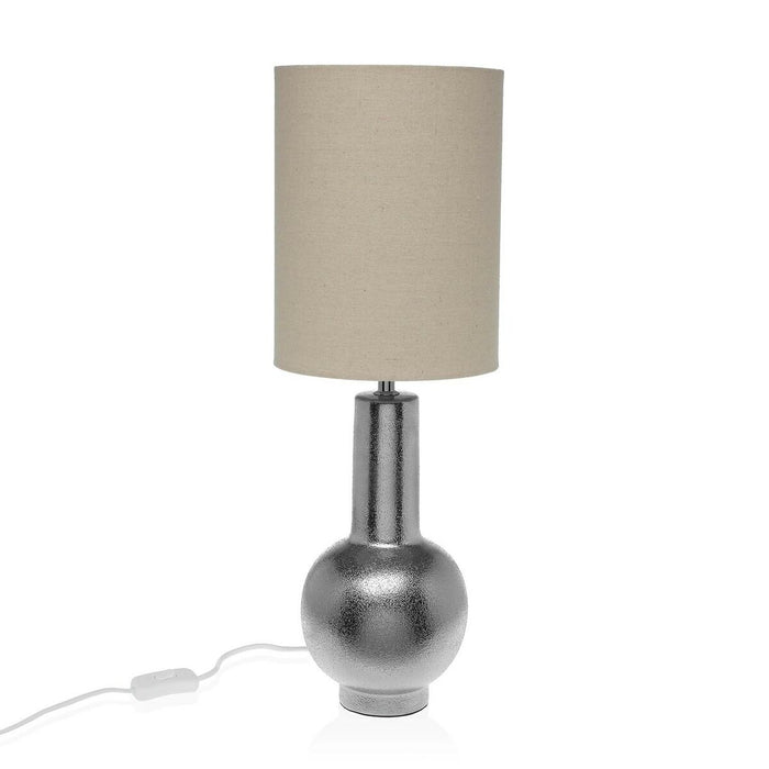 Desk lamp Versa Silver Ceramic 20 x 57 x 20 cm