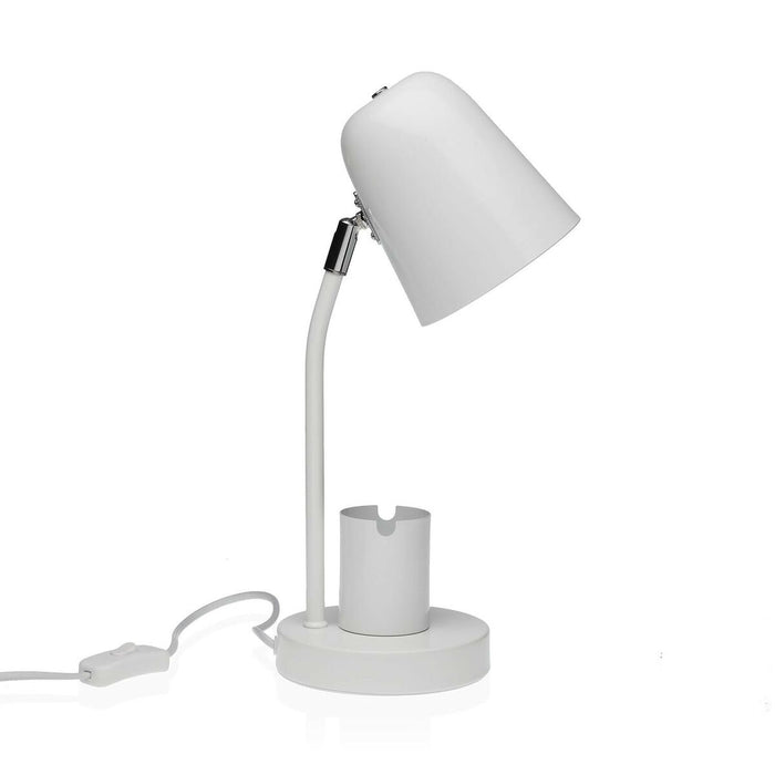 Desk lamp Versa White Metal 18 x 40 x 14 cm