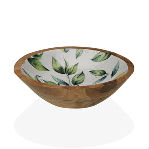 Bowl Versa Lemon Bamboo Porcelain Mango wood 24 x 7 x 24 cm