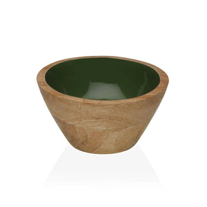 Bowl Versa Green Bamboo Porcelain Mango wood 13 x 7 x 13 cm