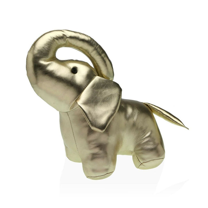 Door stop Versa Golden Elephant Textile 16 x 29 x 25 cm