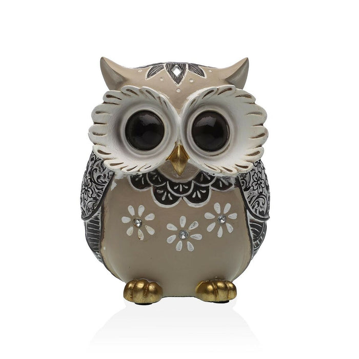 Decorative Figure Versa Owl 7,5 x 13,5 x 11 cm