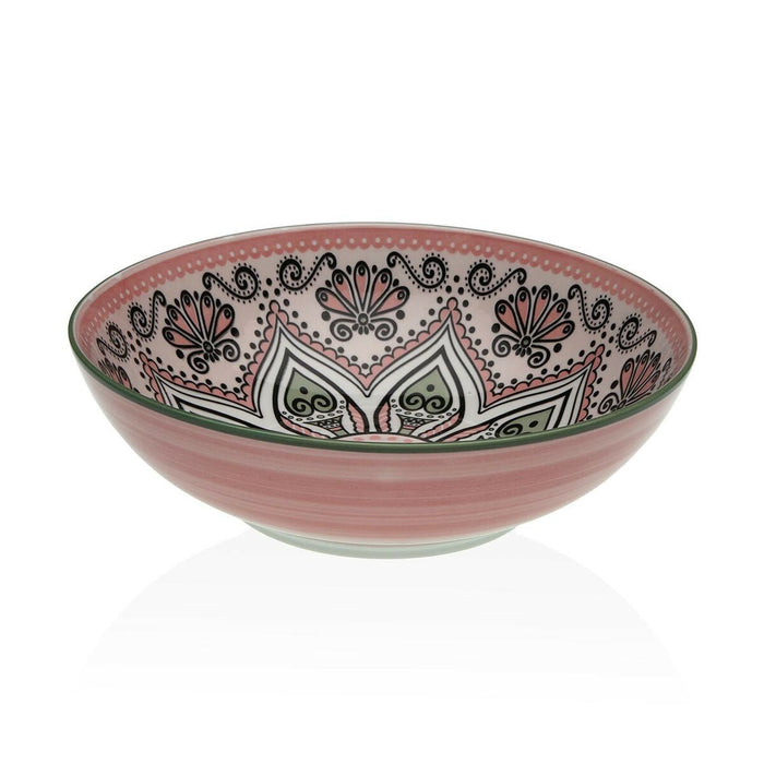 Salad Bowl Versa Pink Ceramic Porcelain 22,5 x 9 x 22,5 cm