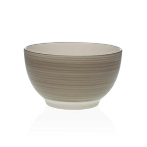 Bowl Versa Grey Stoneware 14 x 9 x 14 cm