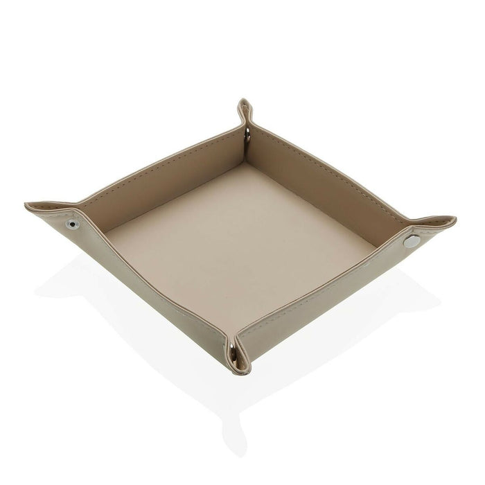 Valet Tray Versa Beige 18 x 3,6 x 18 cm