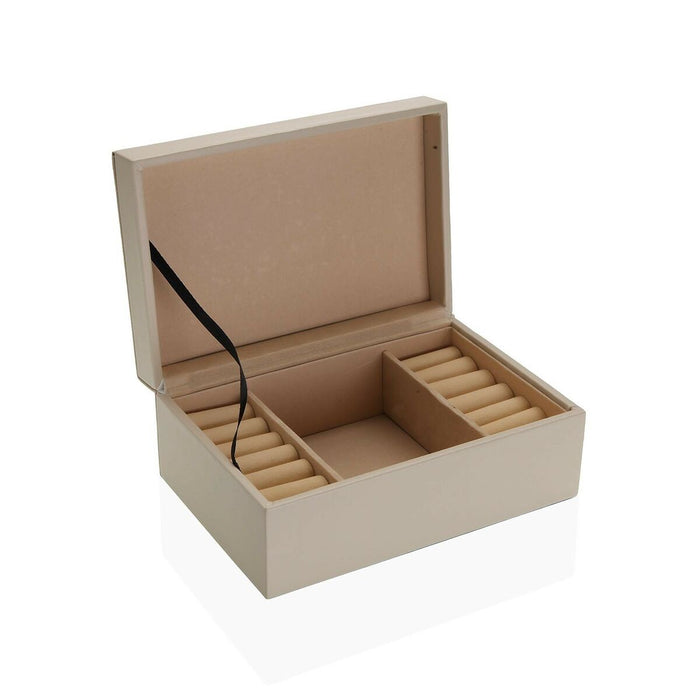 Jewelry box Versa Beige 13,5 x 8 x 20,5 cm