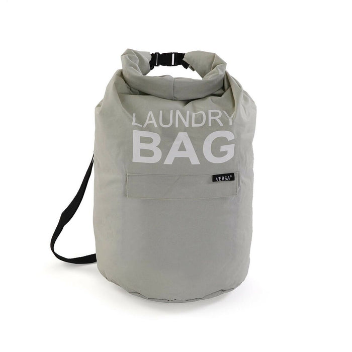 Laundry basket Versa Grey Polyester Minimalist 70 x 33 cm