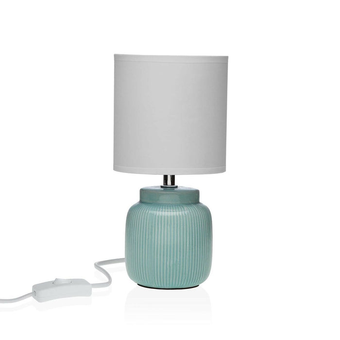 Desk lamp Versa Vesta Green Ceramic 13 x 26 x 10 cm