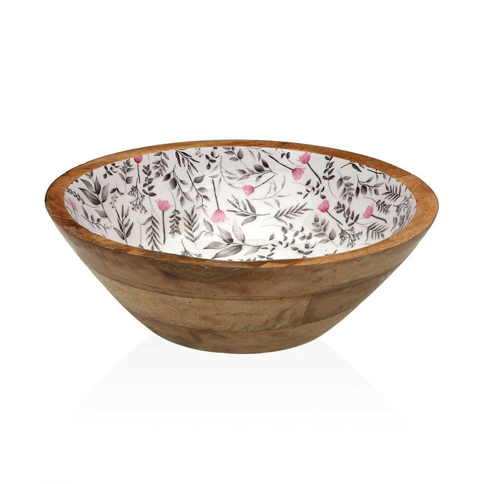 Salad Bowl Versa Caprice Bamboo Porcelain Mango wood 30 x 10 x 30 cm