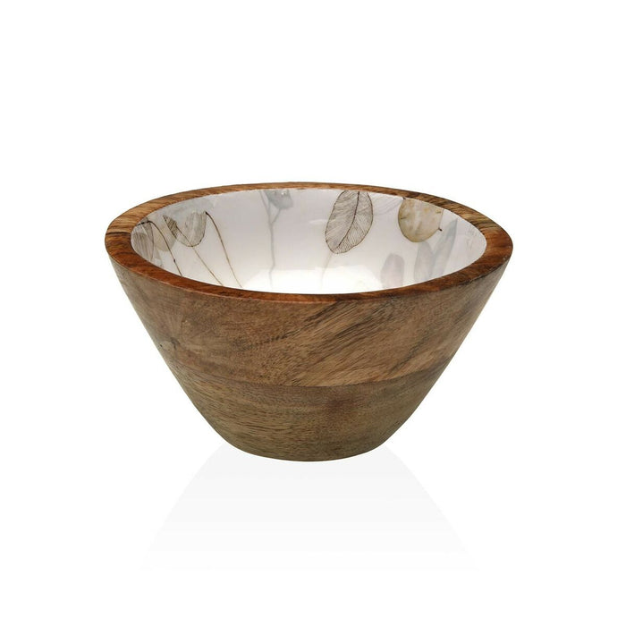Snack Bowl Versa Bamboo Porcelain Mango wood 13 x 7 x 13 cm