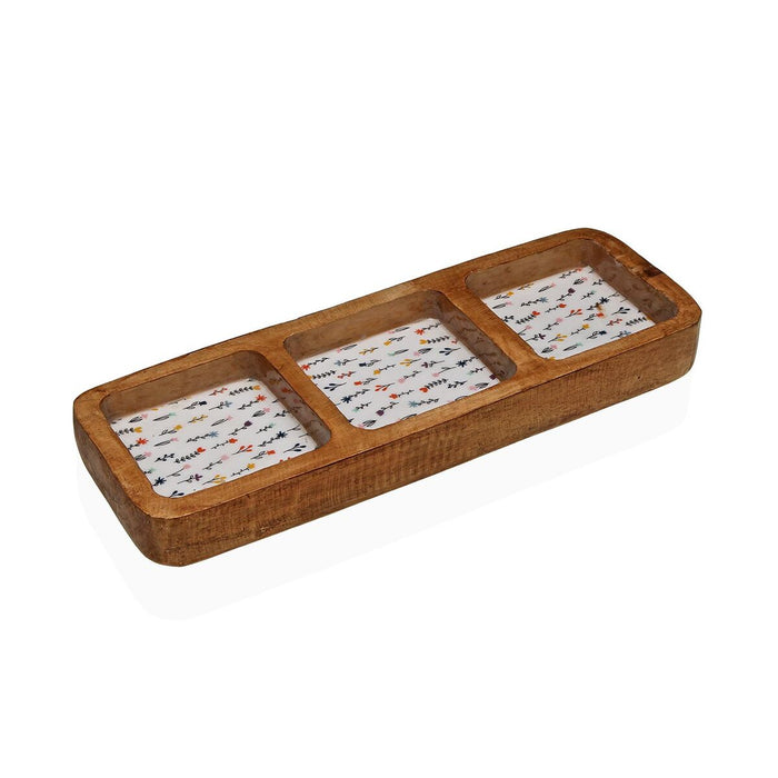 Snack tray Versa Blume 30 X 3,5 X 10 CM