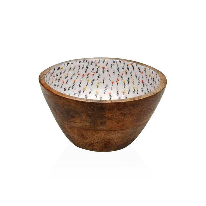Bowl Versa Blume Mango wood 13 x 7 x 13 cm