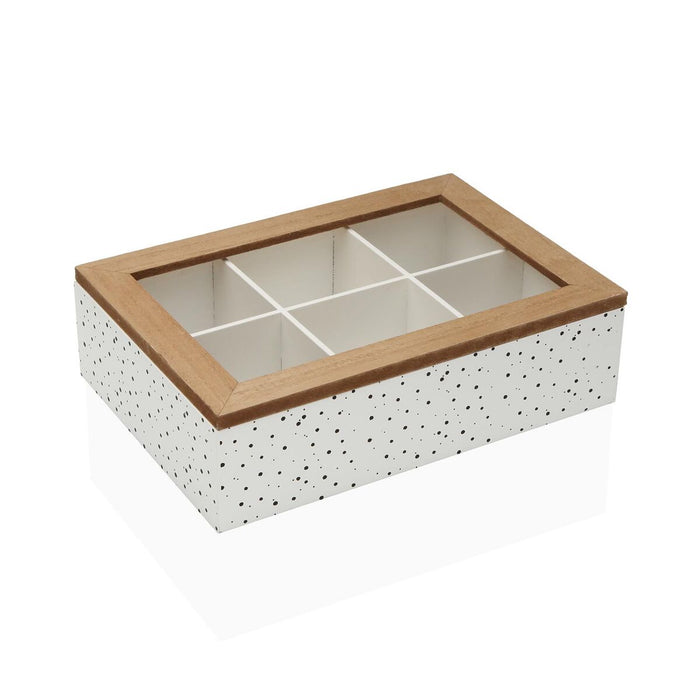 Box for Infusions Versa SPECKLE Wood 17 x 7 x 24 cm