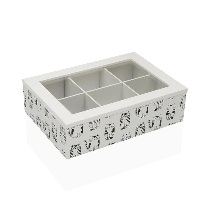 Box for Infusions Versa GATTO Wood 17 x 7 x 24 cm