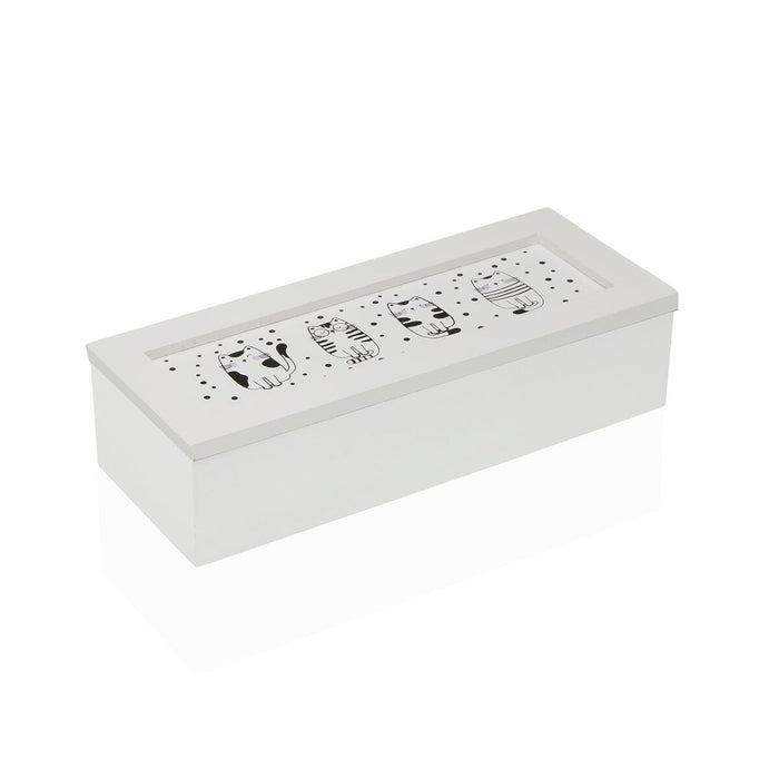 Jewelry box Versa GATTO MDF Wood 9 x 6 x 24 cm