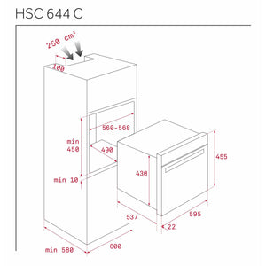 Compact Oven Teka HSC 644 C 1000 W 39 L
